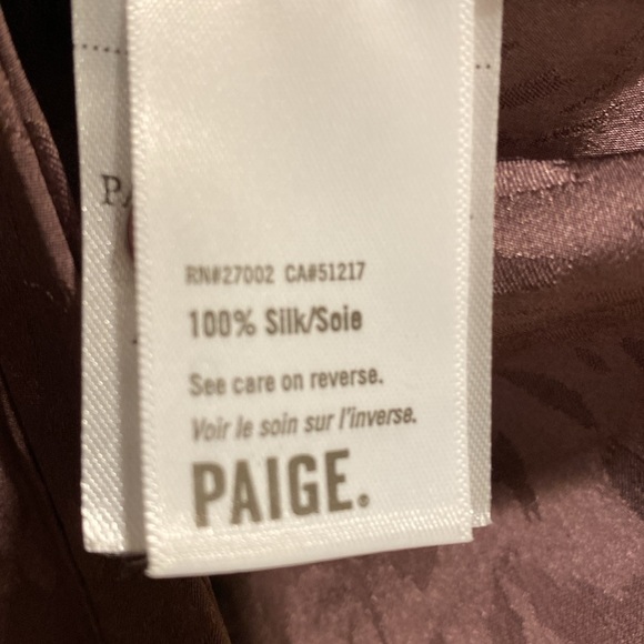 Paige 100% silk blouse - Picture 5 of 9